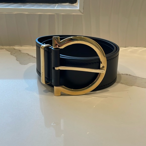 Ferragamo Wide Bulked Belt - Picture 1 of 4